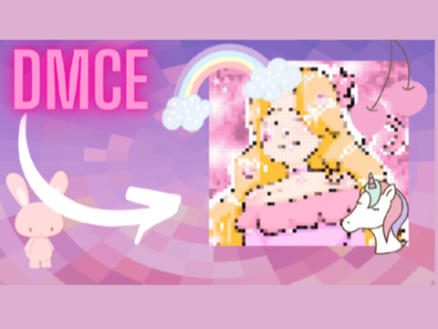 DMCE-the unicorn with flowers atop her head