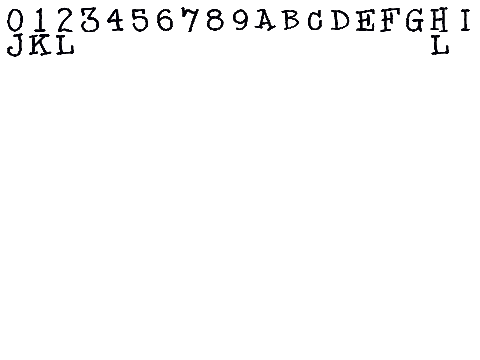 One Sprite Text [UNFINISHED]