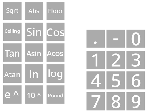 Advanced calculator engine