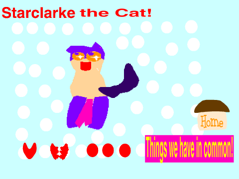 My new mascot Starclarke!