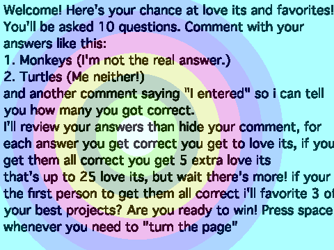 Contest!
