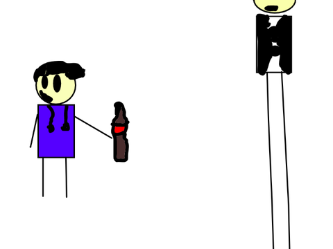 open up the coke 