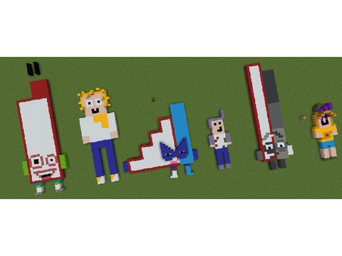 Stuff I found in my Minecraft worlds