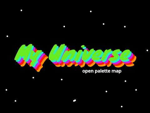 my universe - open palette map