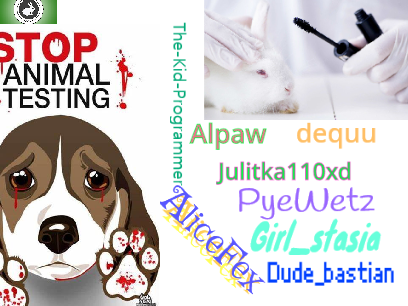Stop animal testing! Remix this and sign