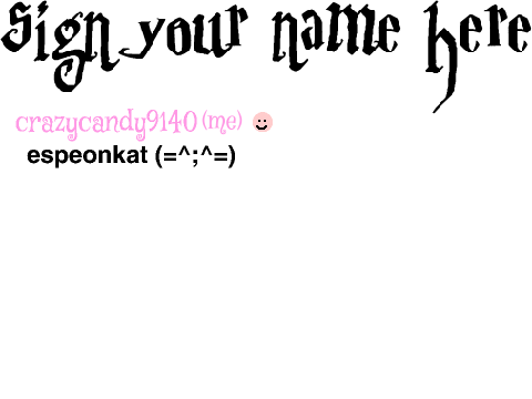 Harry Potter Lovers, Sign Your Name! remix
