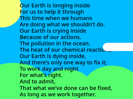 SAVE THE EARTH!
