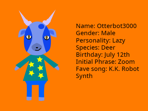 Me as an Animal Crossing Character!