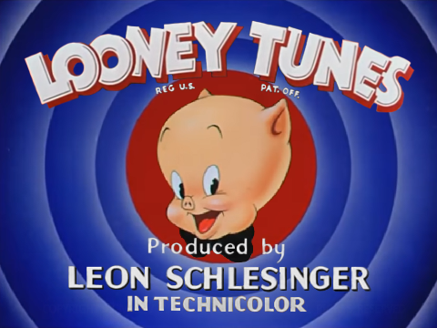 Looney Tunes 1944 Opening (Porky Pig)