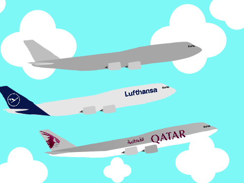 Plane 747 Model