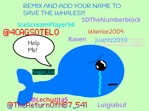 SIGN THIS TO SAVE THE WHALES! remix remix remix remix remix remix remix