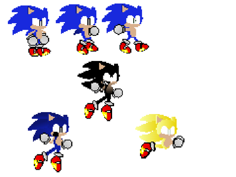 classic sonic sa2 sprites