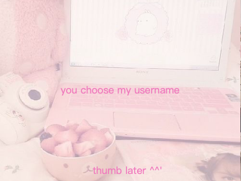 ↷ YOU choose my username! ✮