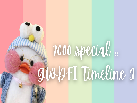 7000 special: GWDFI timeline 2
