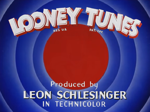 Looney Tunes 1944 Opening (Bugs Bunny)