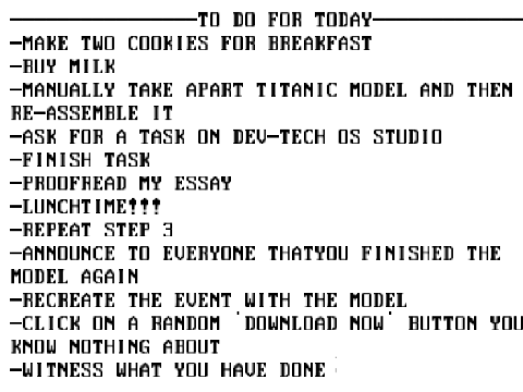 ScratchID45's word processor with hacked Booleans