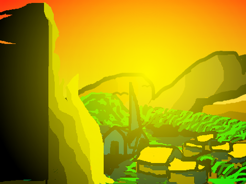 Sunset Landscape (Parallax)