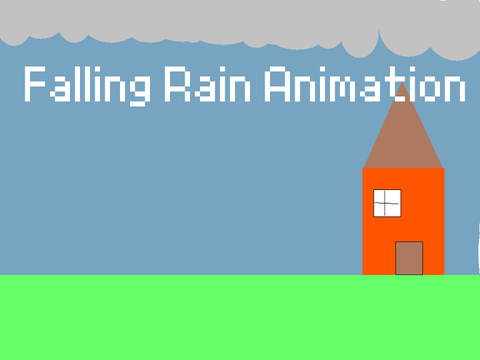 Falling Rain Animation