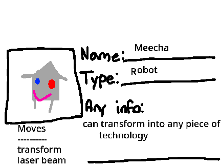Creature contest entry : Meecha