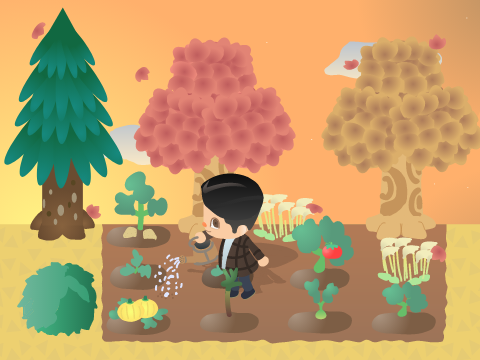 Harvest - Animal Crossing Art.