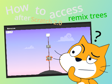 How to access remix trees after Scratch 2.0 | #tutorial #all