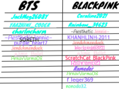 BTS or BLACKPINK? Sign Your Name! remix remix remix remix remix
