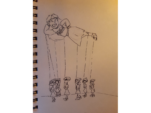 I DREW DIS ON THANKSGIVING