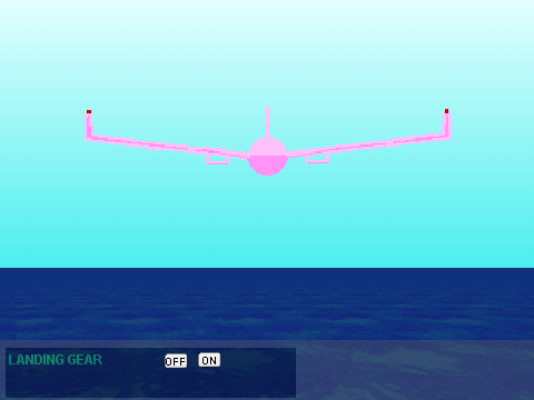 3D plane simulator PINK