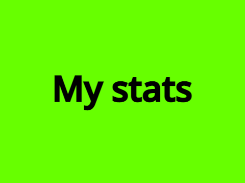 My Stats - Ver 1.1