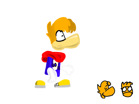 rayman in fnf beta