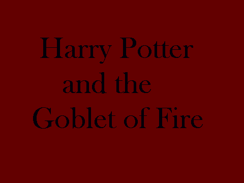 Harry Potter and the Goblet of Fire- The First Task