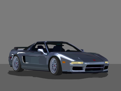 1990 Honda NSX blockshade