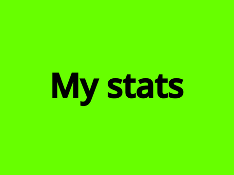 My Stats
