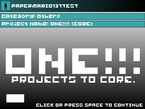 ONE!!!! (CORE)