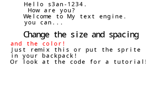 S3an-1234's Pen Based text engine!!!
