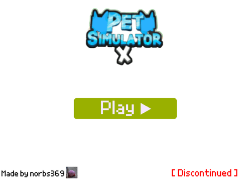 Pet Simulator X Clicker [Discontinued] 