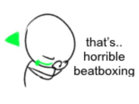 Mr. Blue beatboxes