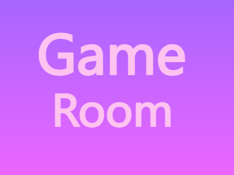 Game room for iris's party!