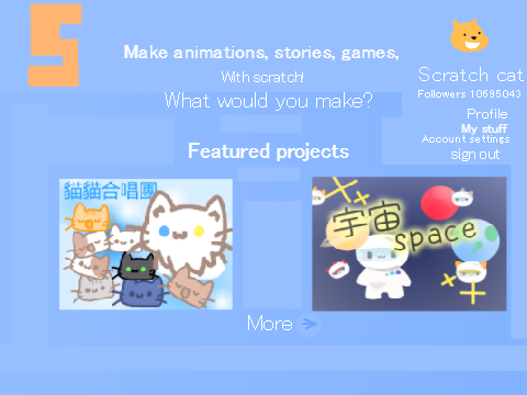 Scratch Website but more improved...