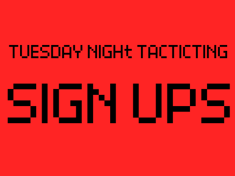 TNT,SIGN UPS!!