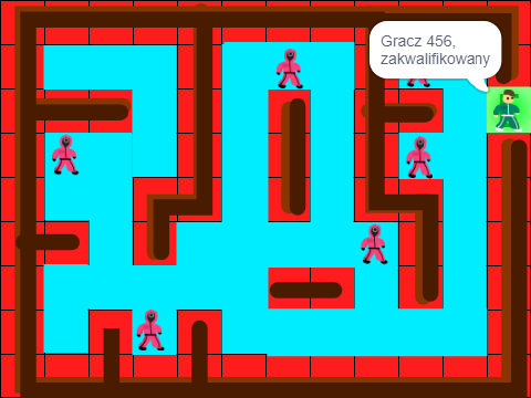 Squid Game | gra 1 | labirynt