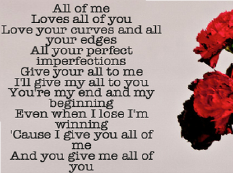 Me Singing All of Me by John Legend