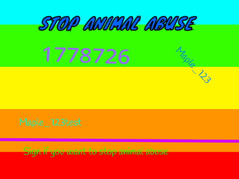 STOP ANIMAL ABUSE