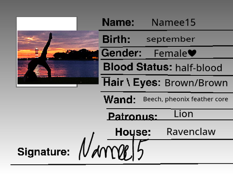 Hogwarts Student ID remix