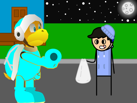Add Yourself Trick or Treating! remix