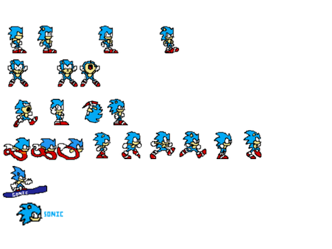  My Sonic Sugar Rush Sprites