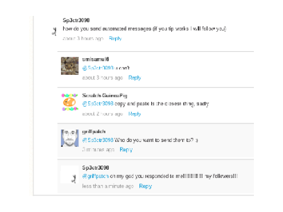 Griffpatch responded to me!!!