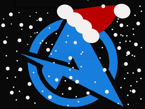 Christmas logo for @545algerie