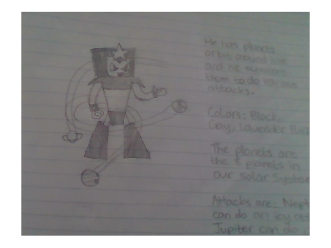 Mega Man: Dimensional Drift - Galactic Man drawing