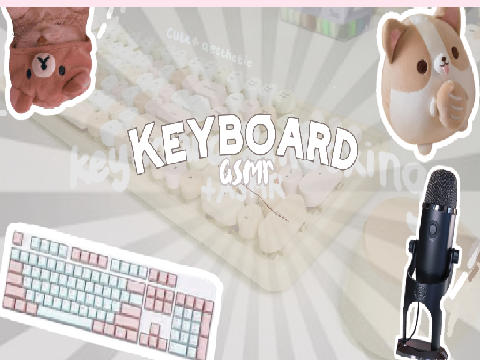 ⌨✉│Keyboard typing-asmr
